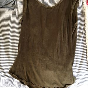Green tanktop
